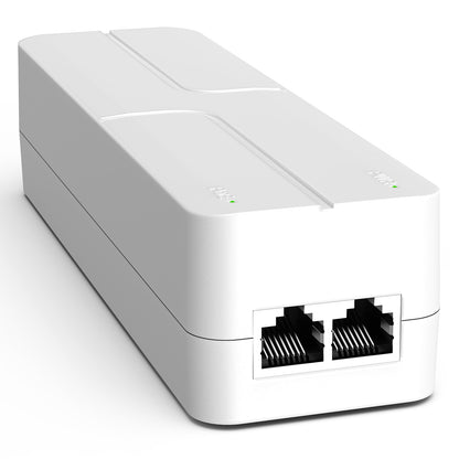 YuanLey 2.5G PoE Injector 60W, PoE+ Injector Converts Non-PoE to PoE+, 55V IEEE 802.3at/af, 10/100/1000/2500Mbps Ethernet PoE Adapter Plug & Play, Power Over Ethernet Up to 325 Feet