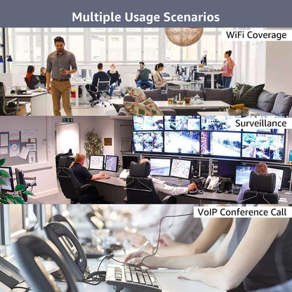 YuanLey 2.5G PoE Injector 60W, PoE+ Injector Converts Non-PoE to PoE+, 55V IEEE 802.3at/af, 10/100/1000/2500Mbps Ethernet PoE Adapter Plug & Play, Power Over Ethernet Up to 325 Feet