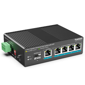 4x 1000Mbps PoE + 1x Gigabit Uplink+1x Gigabit SFP