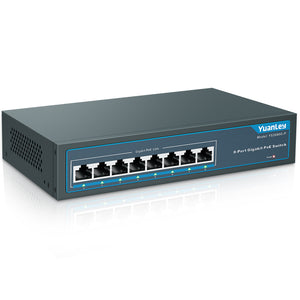8x 1000Mbps PoE Ports