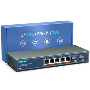 5x 2.5G + 2x 10G SFP+
