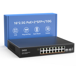 16x 2.5G PoE + 2x 10G SFP+