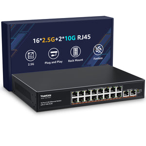 16x 2.5G + 2x 10G RJ45